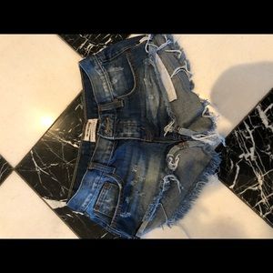 One Teaspoon Size 24 Blue Jean Shorts